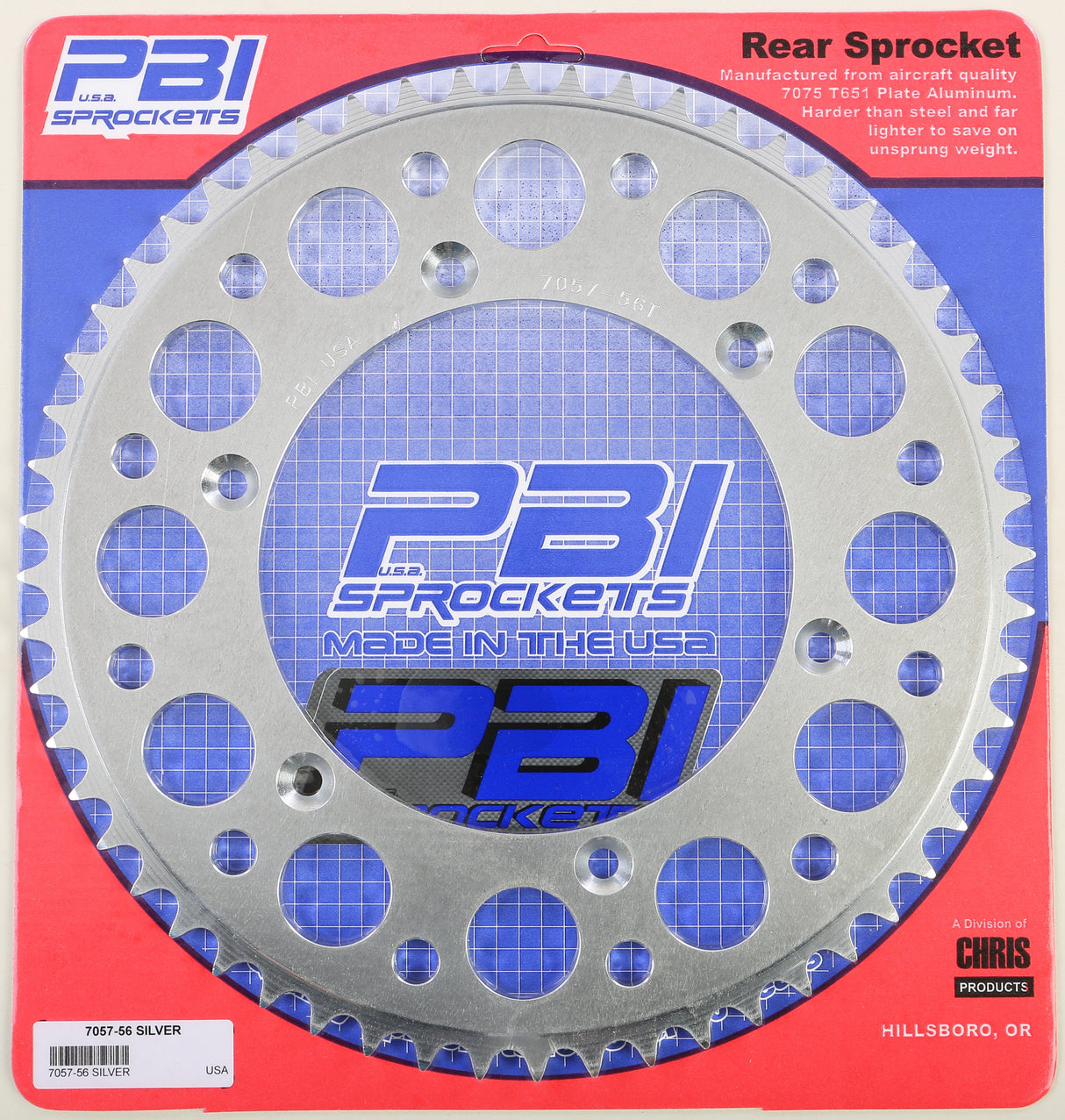 PBIRear Sprocket Aluminum 56t-520 Yam7057-56-3