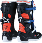 MOOSE RACING Youth Tech 7S Boots - Black/White/Red/Blue - US 7 0215024-1297-7