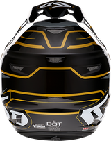 6D ATR-2 Helmet - Phase - Black/Gold - XL 12-2808