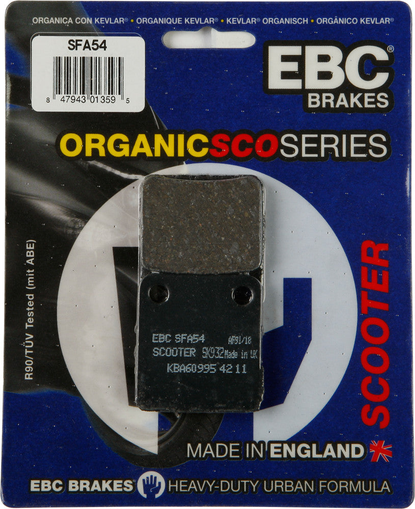 EBC Brake Pads Sfa54 Organic SFA54