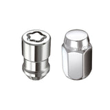 McGard 5 Lug Hex Install Kit (Clamshell) w/Locks (Cone Seat Nut) M12X1.5 / 13/16 Hex - Chrome 84557CN