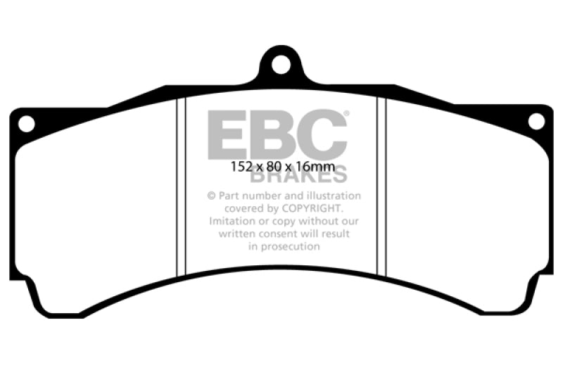 EBC Brakes Yellowstuff Performance Brake Pads DP4032R