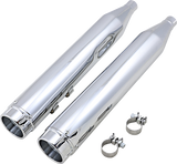 VANCE & HINES 4-1/2" Torquer Mufflers for '95-'16 FL - Chrome 16673