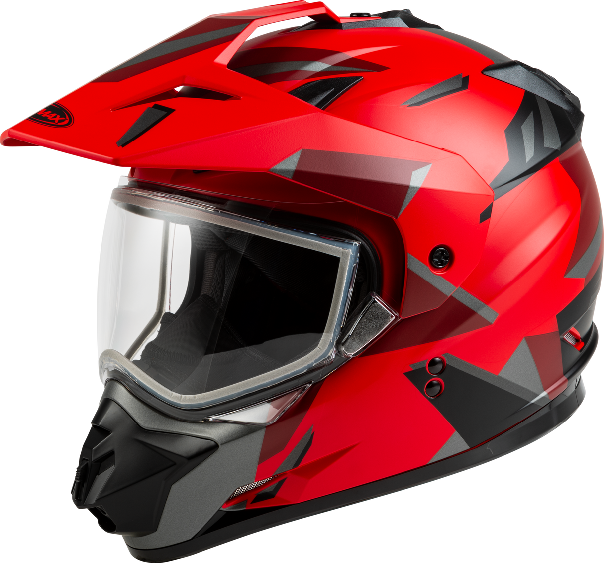 GMAX Gm-11s Ripcord Adventure Snow Helmet Matte Red/Black 2x A2114038