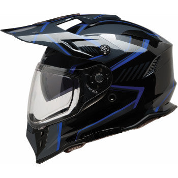 Z1R Range 2.0 Helmet - Voyager - Black/Blue - XS 0140-0362