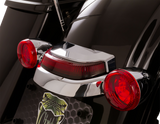 CIRO Taillight - Red - Chrome 40173