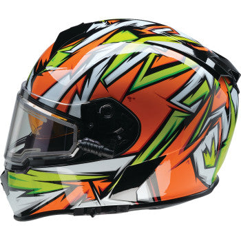 Z1R Warrant Snow Helmet - Neuron - Orange/Green - XL 0101-17227