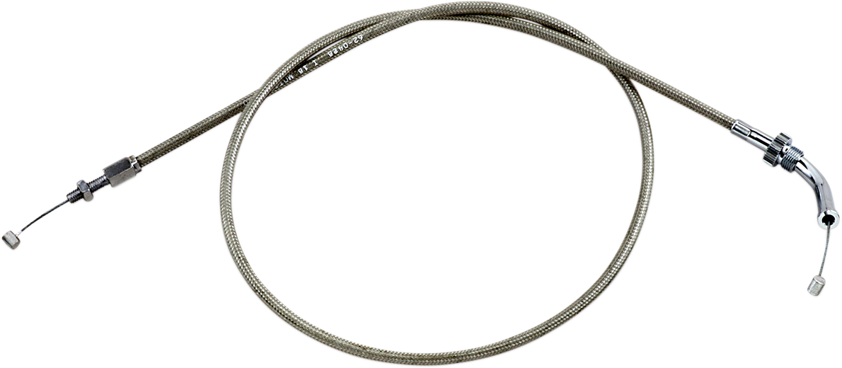 MOTION PRO Throttle Cable - Push - VTX13C - Stainless Steel 62-0428