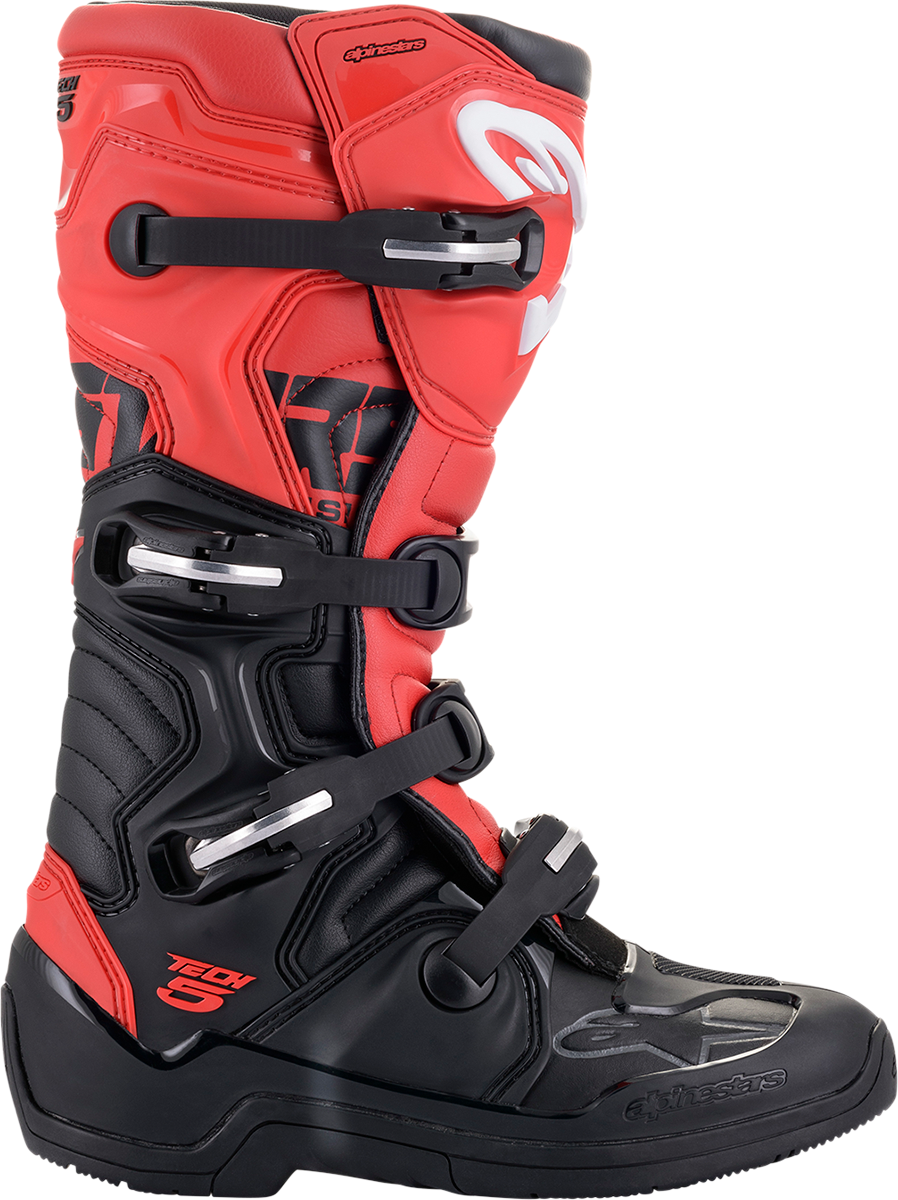 ALPINESTARS Tech 5 Boots - Black/Red- US 11 2015015-13-11