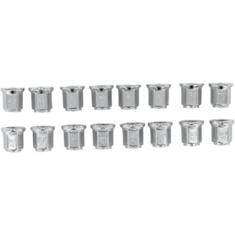 ITP Lug Nuts (Box of 16) - 12mm Flat - Chrome ALUG16BX