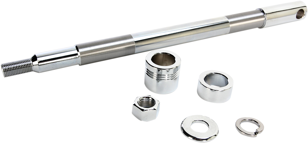 DRAG SPECIALTIES Axle Kit - Front - Chrome 16-0307NU