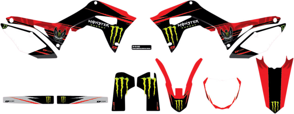 D'COR VISUALS Graphic Kit - Monster Energy 20-10-445