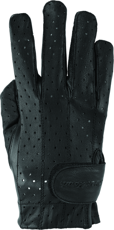 Kuryakyn By River Road Tucson Leather Perforated Gloves Black Womens - 2XL