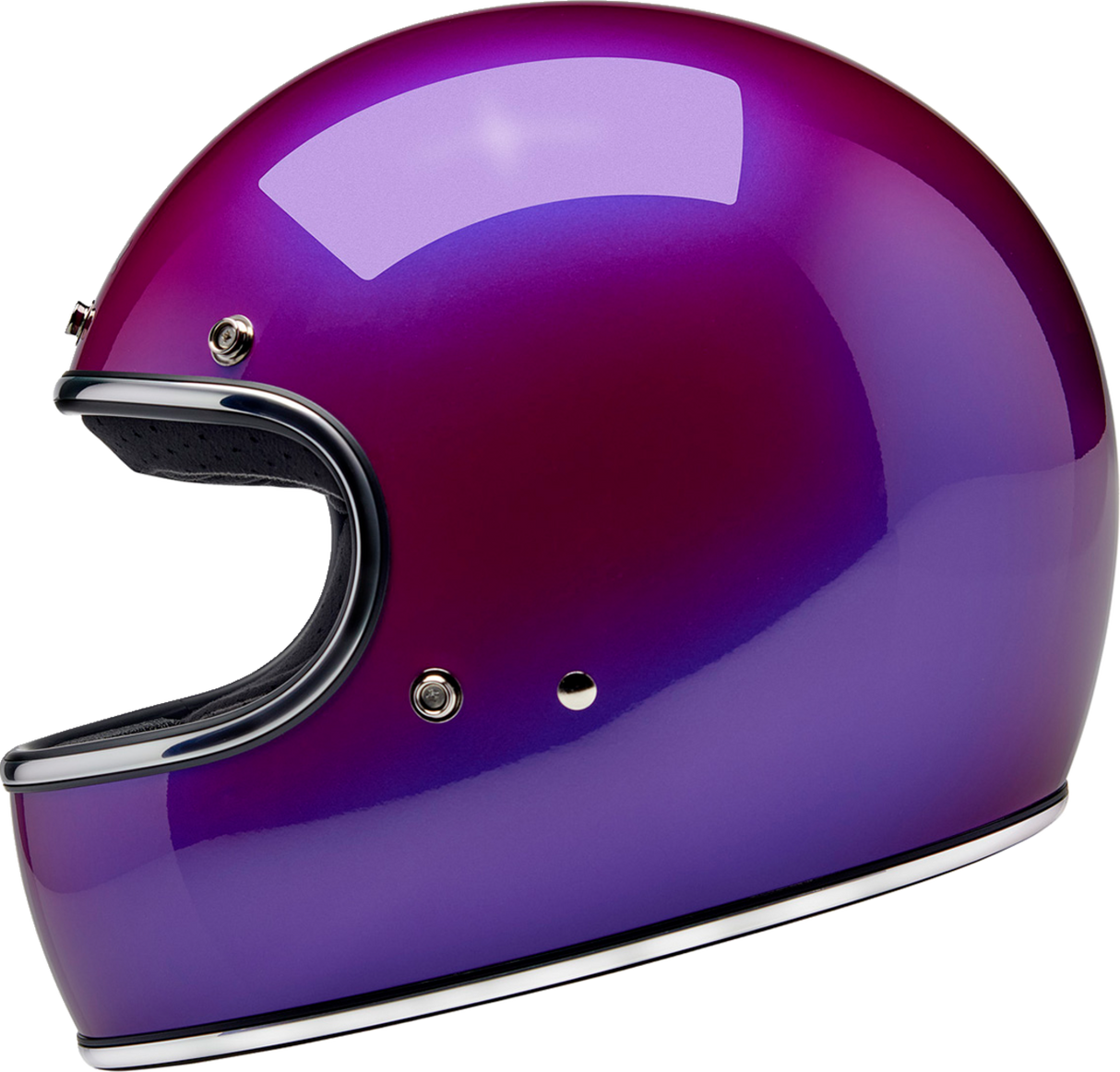 BILTWELL Gringo Helmet - Metallic Grape - Large 1002-339-504