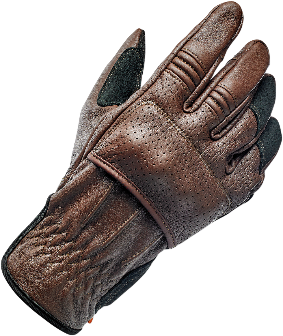 BILTWELL Borrego Gloves - Chocolate/Black - 2XL 1506-0201-306