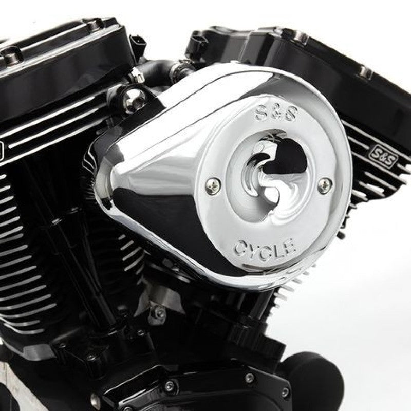 S&S Cycle 2007+ XL Sportster Models w/ Stock EFI Stealth Air Cleaner Kit w/ Chrome Teardrop Cover 170-0526B