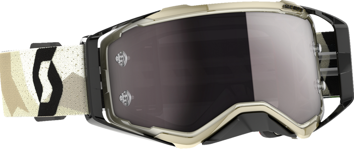 SCOTT Prospect Goggles - Camo Beige/Black - Silver Chrome Works 272821-7431269