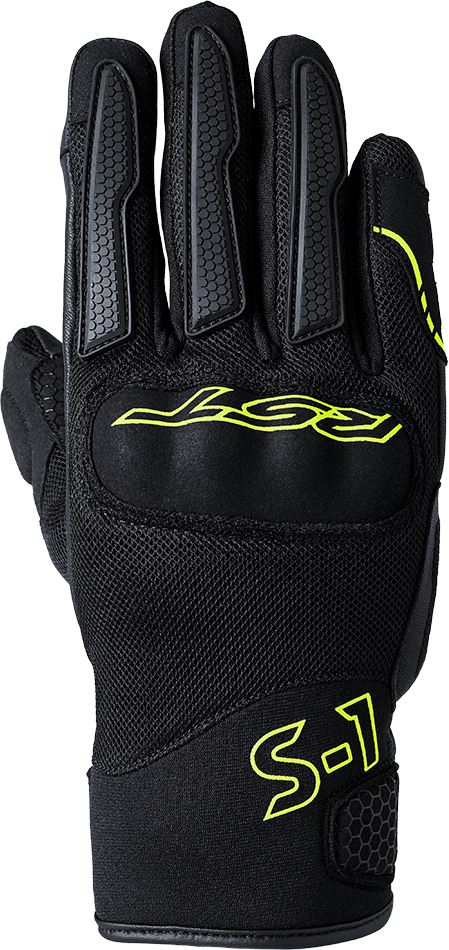 RST S1 Mesh Ce Glove Black/Flo Yellow Sm 103182F.YEL-08