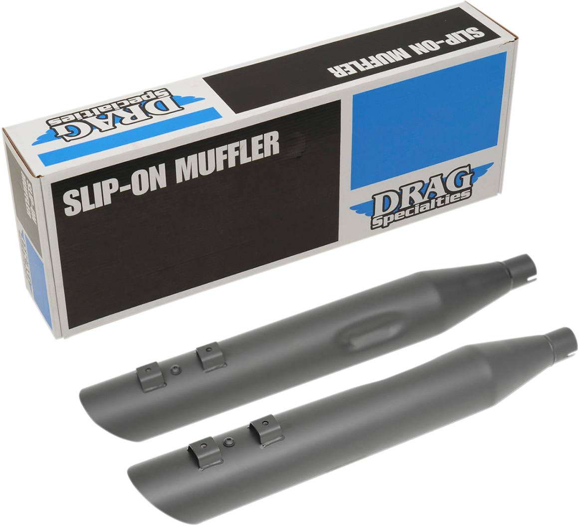 DRAG SPECIALTIES 3.5" Mufflers for '95-'16 FL - Black H00962