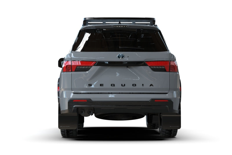 Rally Armor 23-24 Toyota Sequoia Black UR Mud Flap Grey Logo MF88-UR-BLK-GRY