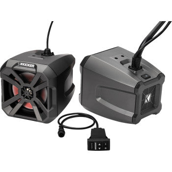 KICKER 6-1/2" Speaker Power Cans - Bluetooth/Amplified 48BTCAN65