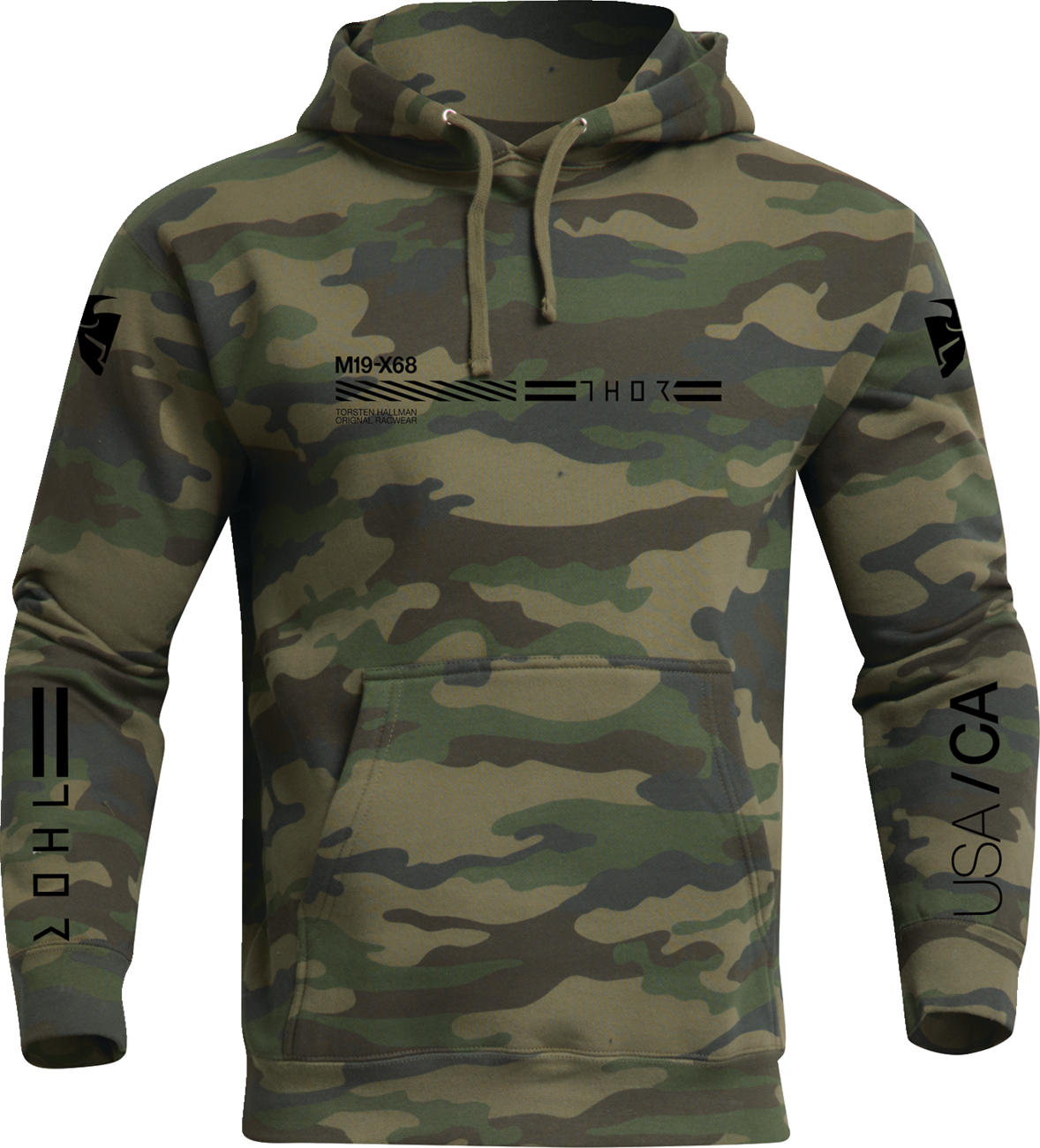 THOR Division Fleece Pullover Sweatshirt - Forest Camo - XL 3050-6309