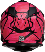 MOOSE RACING Youth F.I. Helmet - Agroid Camo - MIPS® - Pink/Red - Large 0111-1528