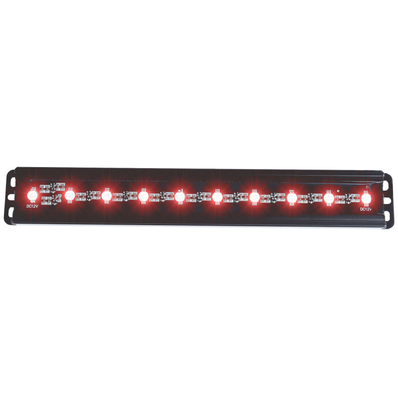 ANZO Universal 12in Slimline LED Light Bar (Red) 861152