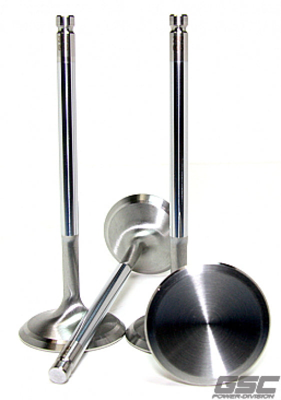 GSC P-D Audi V10 5.2L 33.8mm Head STD 104.4mm Long Chrome Polished Intake Valve - Set of 10 2252-10