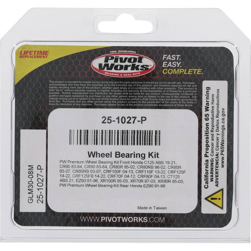 Pivot Works Pw Premium Wheel Bearing