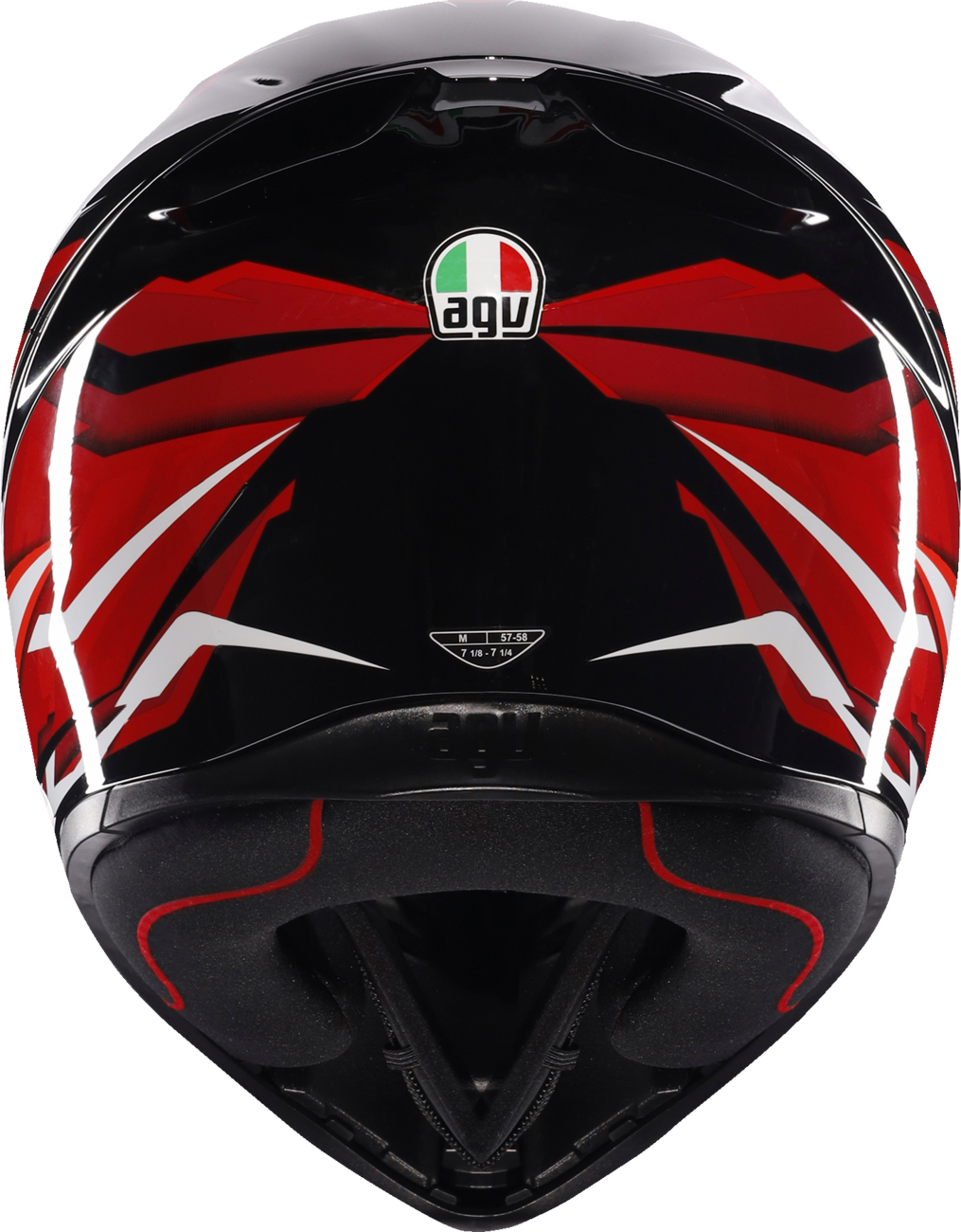 AGV K1 S Helmet - Lion - Black/Red/White - Small 2118394003-035-S