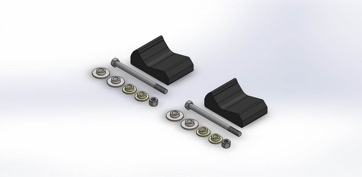 SLYDOG Pr /Sly Dog Mount Kit Pol All Trailing Arms 3/8" MKTPOL001