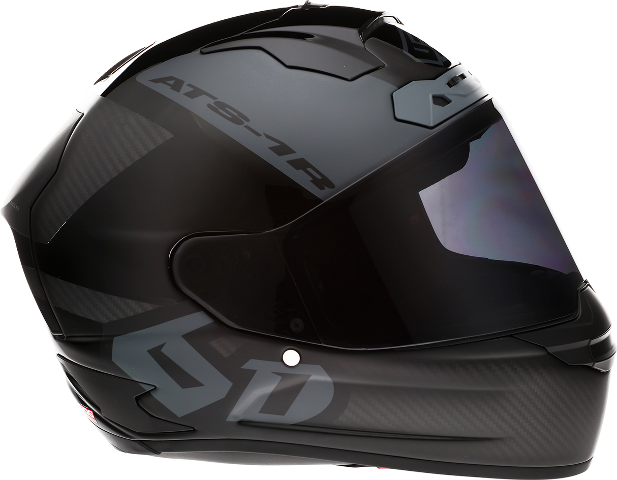 6D ATS-1R Helmet - Wyman - Black/Gray - Small 30-0705