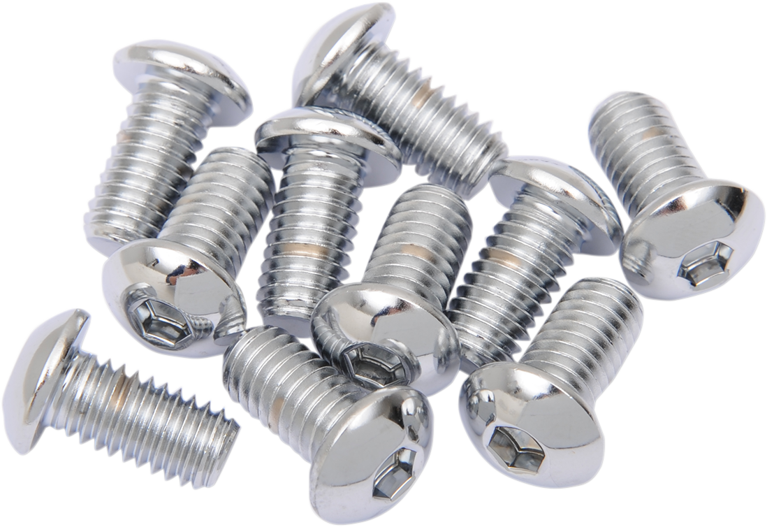 DRAG SPECIALTIES Bolts - Button-Head - 3/8"-16 x 1" MPB270