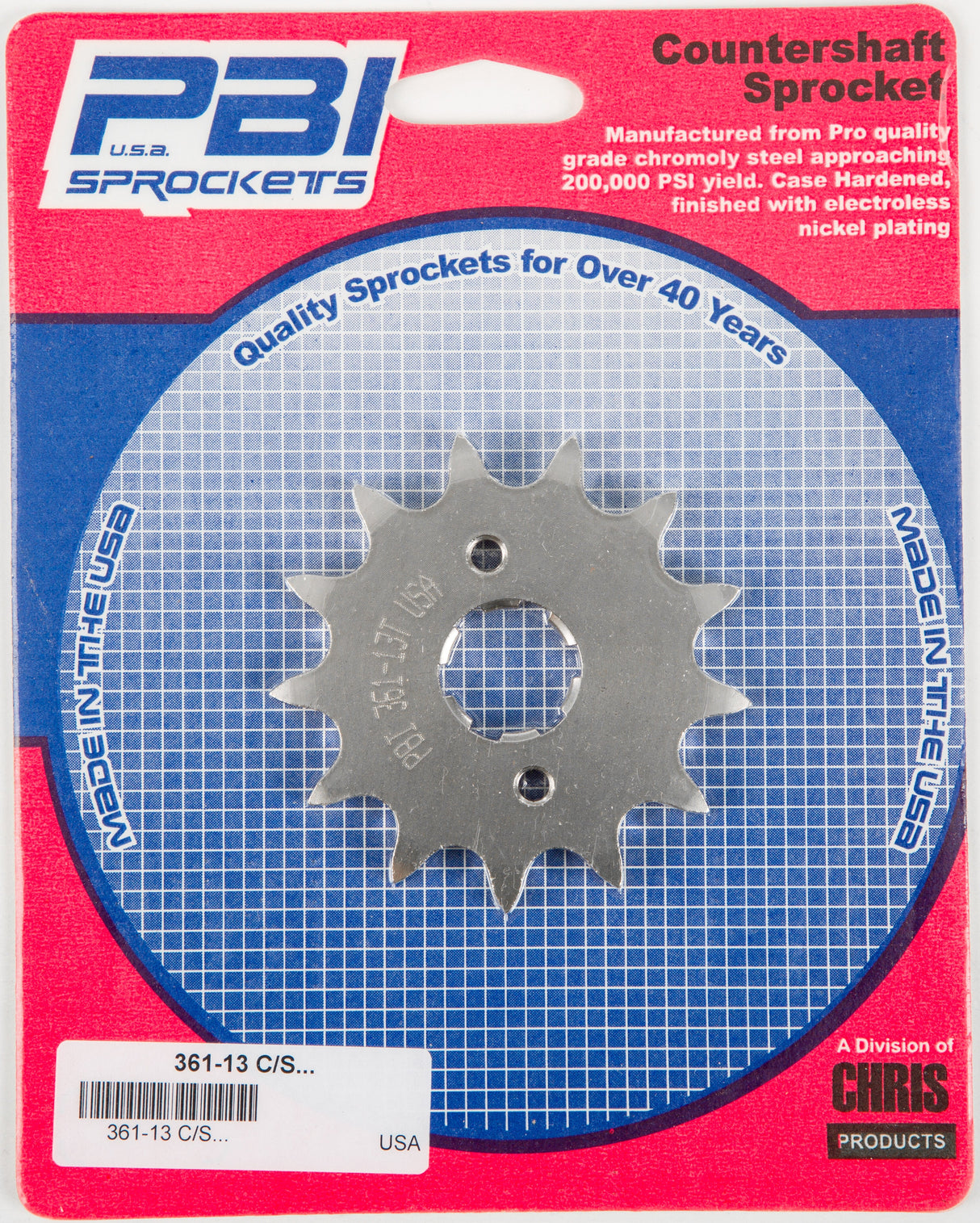 PBIFront Cs Sprocket Steel 13t-520 Hon361-13