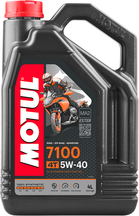 MOTUL 7100 4T Synthetic Oil - 5W-40 - 4L 104087