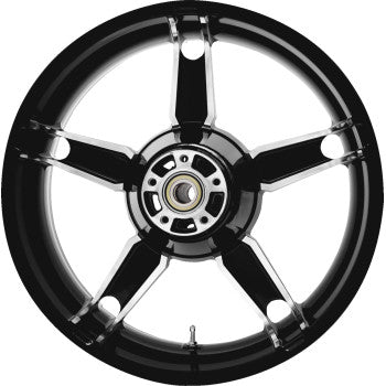 COASTAL MOTO Wheel - Daytona - Rear - Single Disc/with ABS - Black Cut - 18x5.5 3D-DAY185BC-ABST