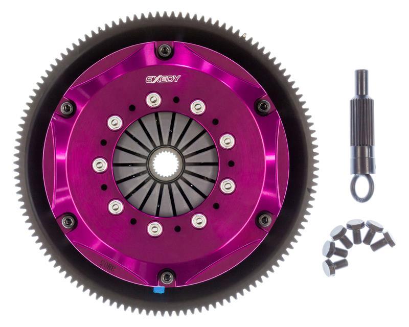 Exedy 1986-1989 Mazda RX-7 R2 Hyper Twin Cerametallic Clutch Sprung Center Disc Push Type Cove