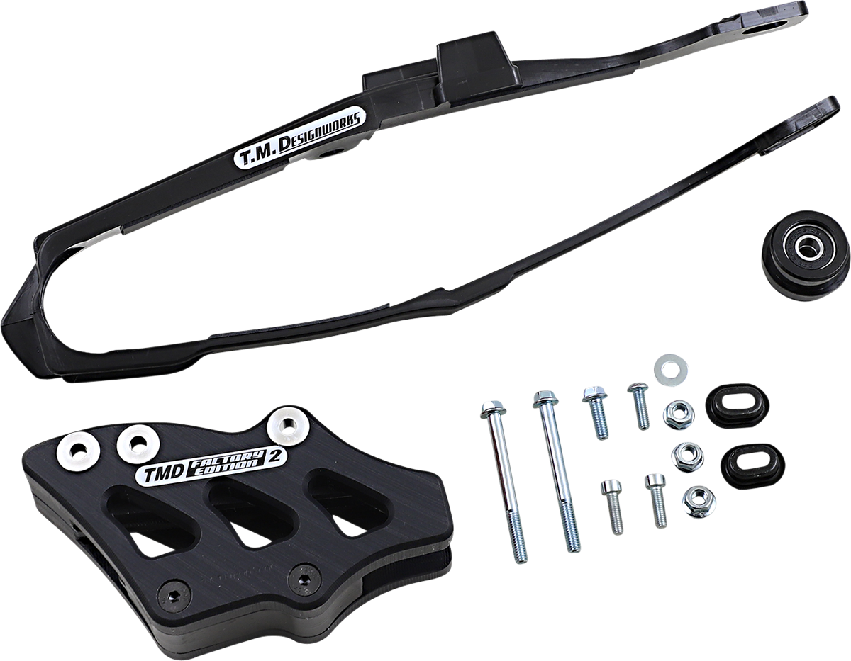 T.M. DESIGNWORKS Chain Guide/Slider - Honda - Black DCK-OR13-BK