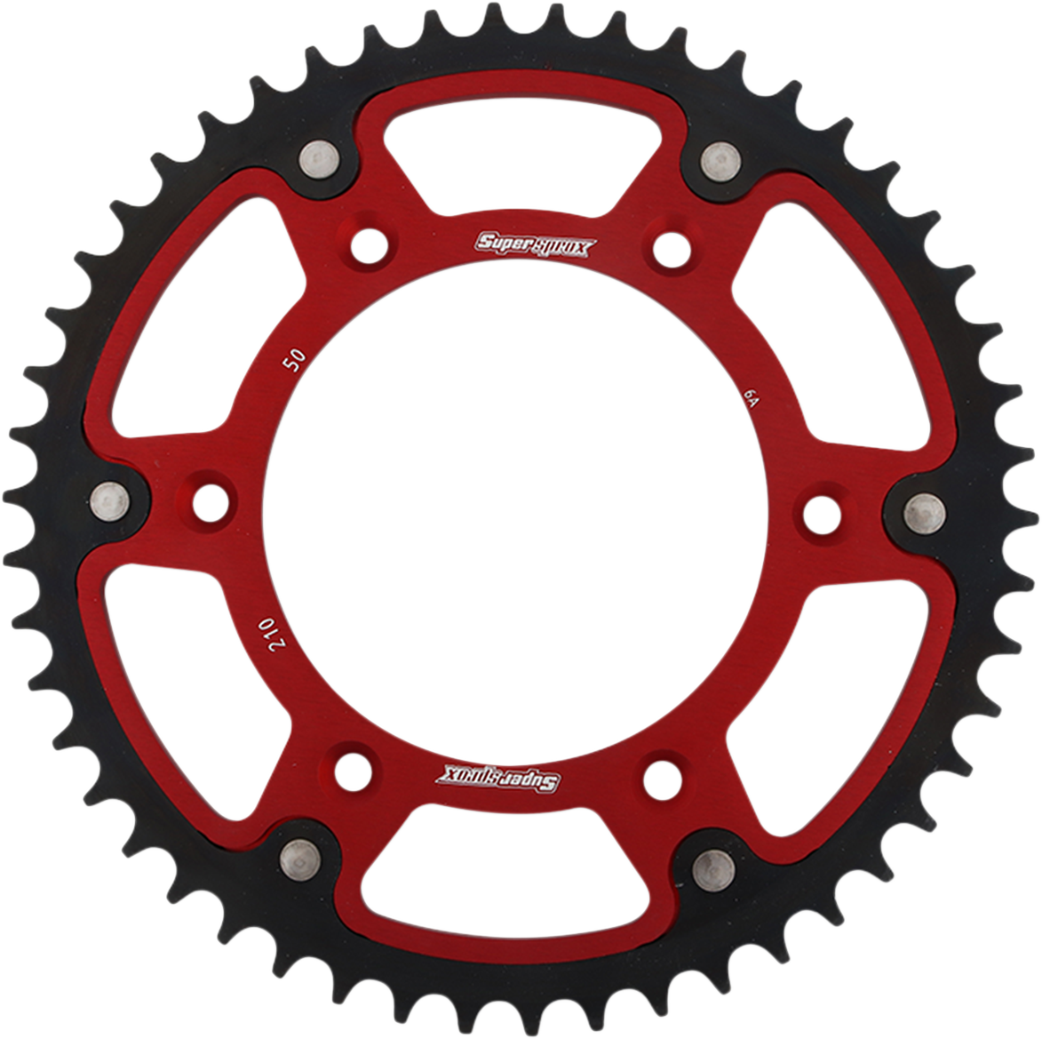 SUPERSPROX Stealth Rear Sprocket - 50 Tooth - Red - Honda RST-210-50-RED