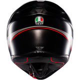 AGV K1 S Helmet - Lap - Matte Black/Gray/Red - Large 2118394003-034-L