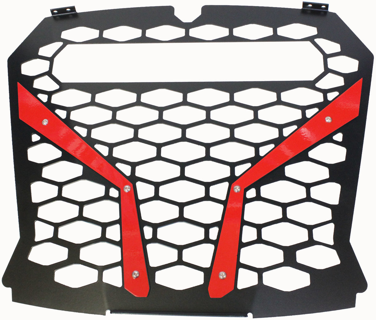 MODQUADFront Grill Red Pol Rzr S With Out 10" LightRZR-FGL-XP1KS-RD