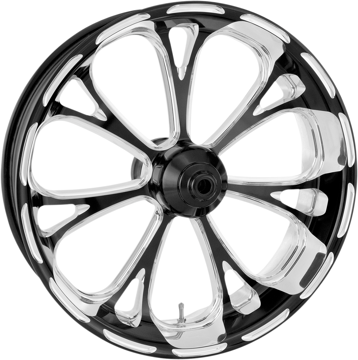 PERFORMANCE MACHINE (PM) Wheel - Virtue - Single Disc - Rear - Platinum Cut - 18"x 5.50" - With ABS - '09+ FLT 12697814PVIRBMP