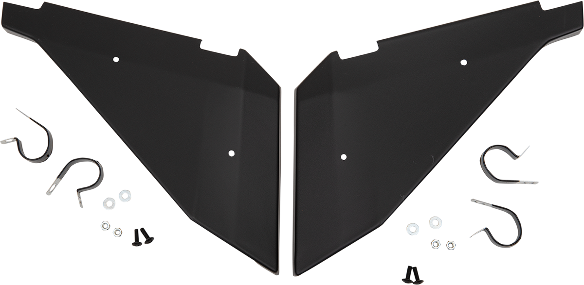 MOOSE RACING Side Panels - Black - RZR CMU19483-20