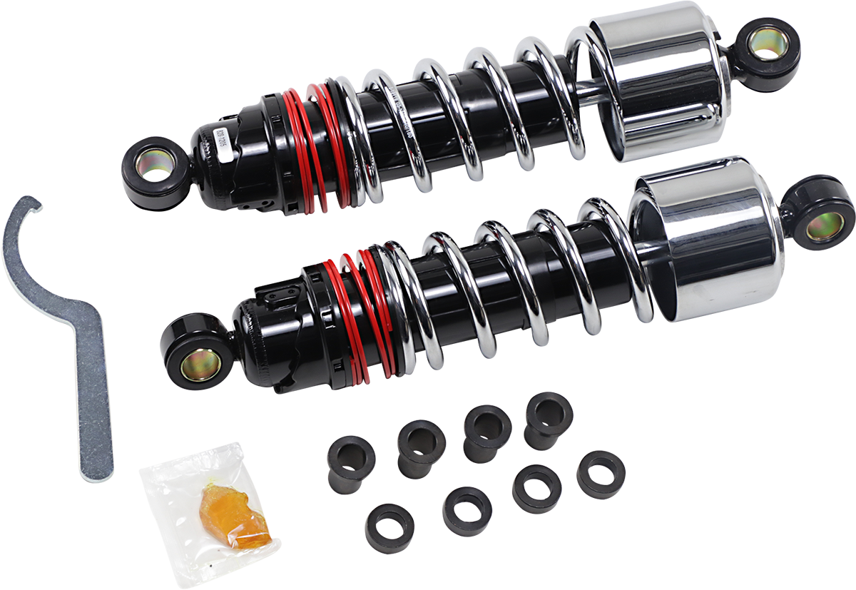 BURLY BRAND Slammer Plus Shocks - Chrome - XL B28-1205