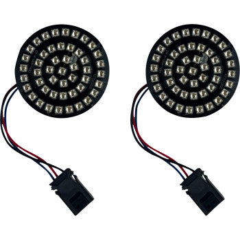 CUSTOM DYNAMICS Genesis® 4 Front Turn Signals - Red GEN-4-R-25ST
