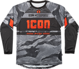 ICON Tiger’s Blood Jersey - Gray Camo - 2XL 2824-0095