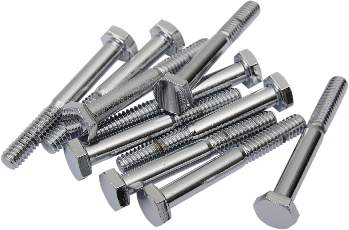 DRAG SPECIALTIES Bolts - Hex-Head - Chrome - 1/4"-20 x 1-3/4" MPB119