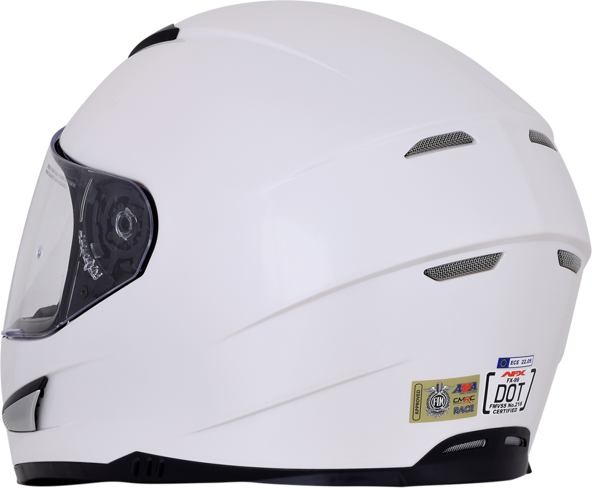 AFX FX-99 Helmet - Pearl White - Medium 0101-11079