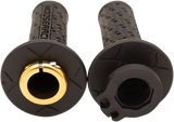 MOOSE RACING Grips - Lock-On - Black/Gold B36MRB-D